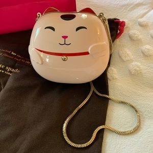 Kate Spade Lucky Cat hard shell bag.